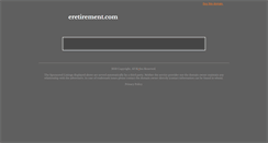 Desktop Screenshot of eretirement.com